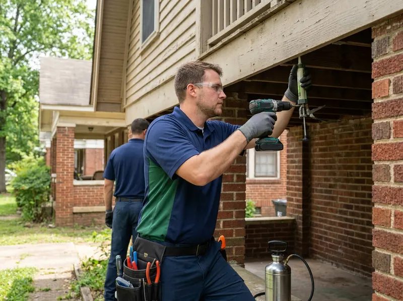 Carpenter Ant Structural Remediation in Memphis, TN